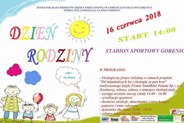 Więcej o: Już w sobotę 16 czerwca Dzień Rodziny – Zapraszamy!