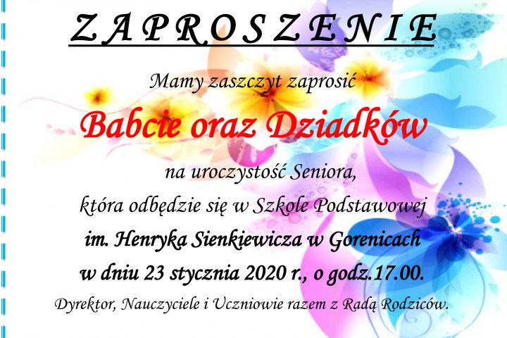 Więcej o: ZAPROSZENIE!
