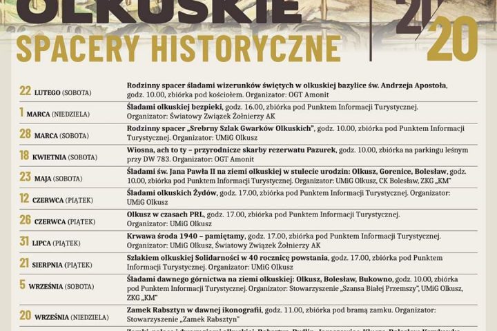 Więcej o: Olkuskie Spacery Historyczne!